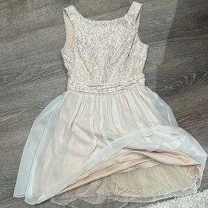 Speechlesss cream dress